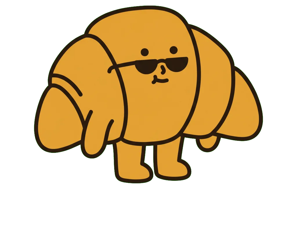 Buttr the croissant, unbothered