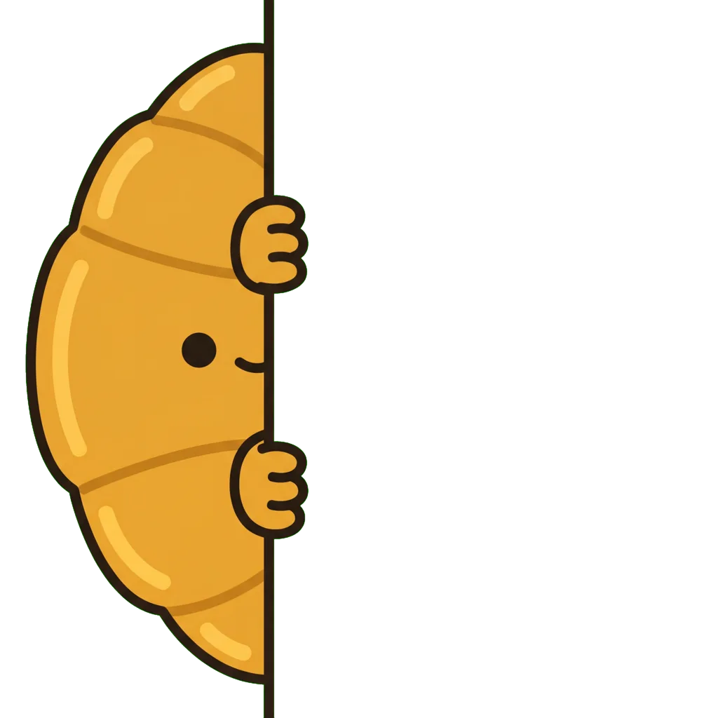 Buttr the croissant mascot